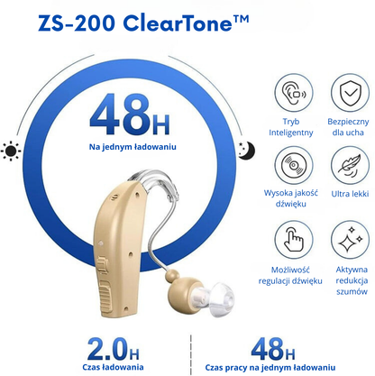 Wzmacniacz Słuchu ZS-200 ClearTone™